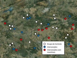 Imunização




             Grupo de Controle
             Intervenções
             Intervenções com
             incentivos
 