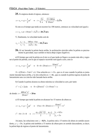 109830614 tipler-libro-solucionario-fisica-tomo-1-capitulo-1y2 | PDF