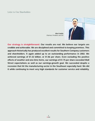 southern 2002 Narrative Section