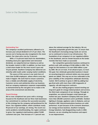 southern 2002 Narrative Section