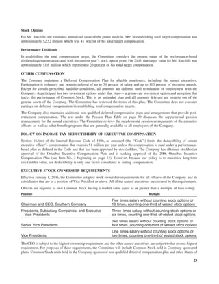 southern Proxy Statement 2006