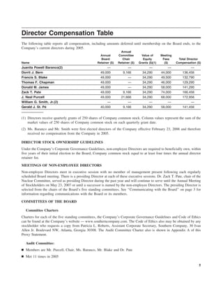 southern Proxy Statement 2006
