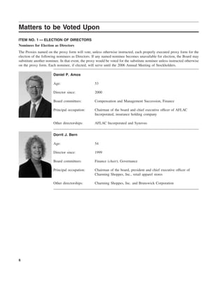 southern Proxy Statement 2005