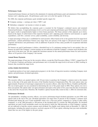 southern Proxy Statement 2005