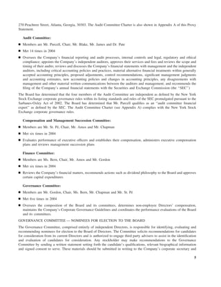 southern Proxy Statement 2005