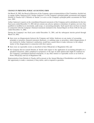 southern Proxy Statement 2003