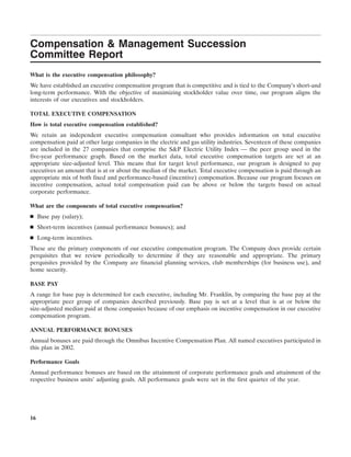 southern Proxy Statement 2003