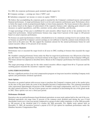 southern Proxy Statement 2003