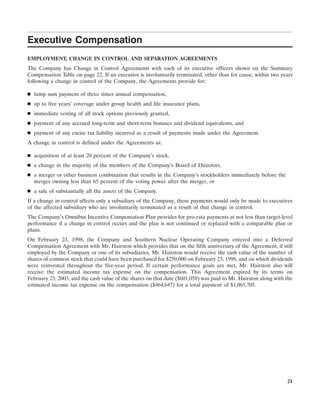 southern Proxy Statement 2003