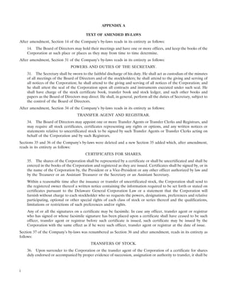 southern Proxy Statement 2003