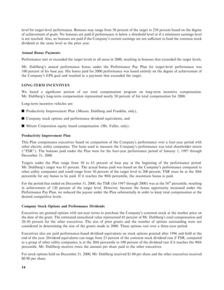 southern Proxy Statement 2001