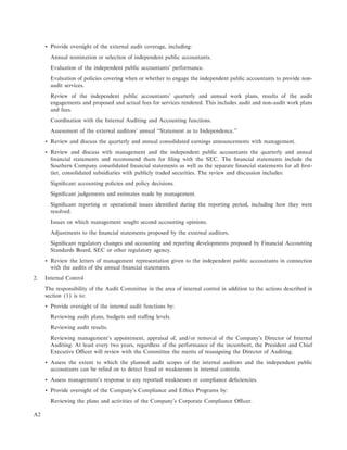 southern Proxy Statement 2001