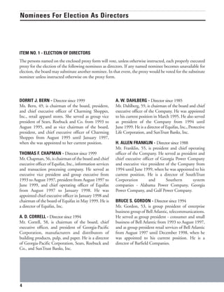 southern Proxy Statement 2000