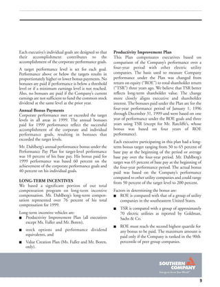 southern Proxy Statement 2000