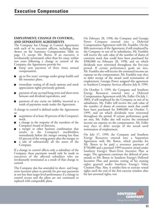 southern Proxy Statement 2000