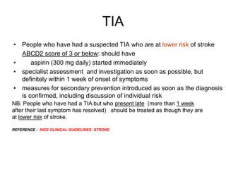 Awareness And Management Of Stroke healthcare PPT Awareness And Management Of Stroke healthcare PPT