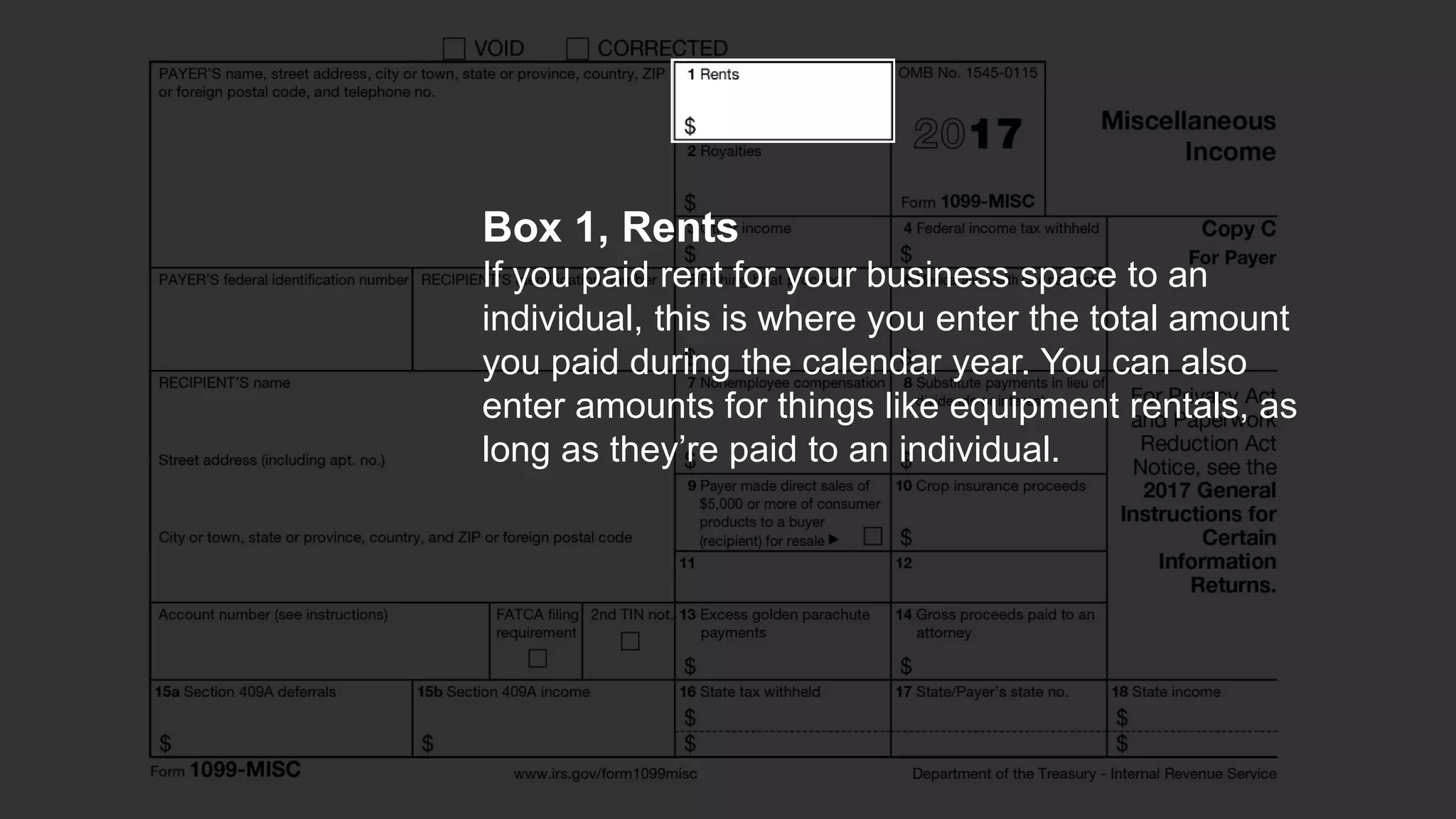 The 1099 Form, Explained and Annotated | PPTX