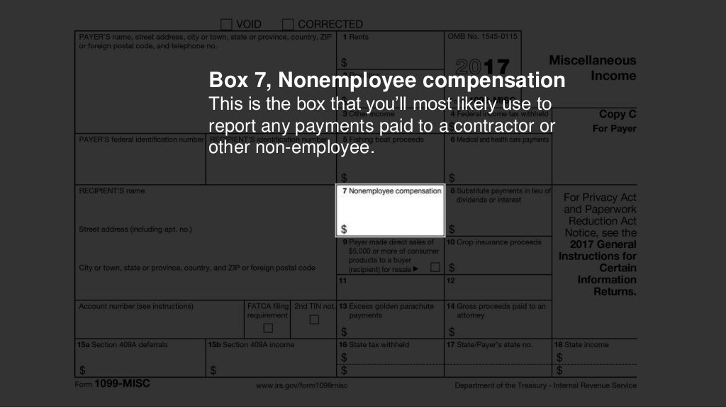 The 1099 Form Explained And Annotated