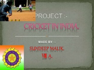 Cricket in India