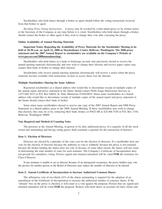 PCAR 2008 Proxy Statement