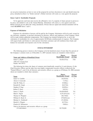 PCAR 2008 Proxy Statement