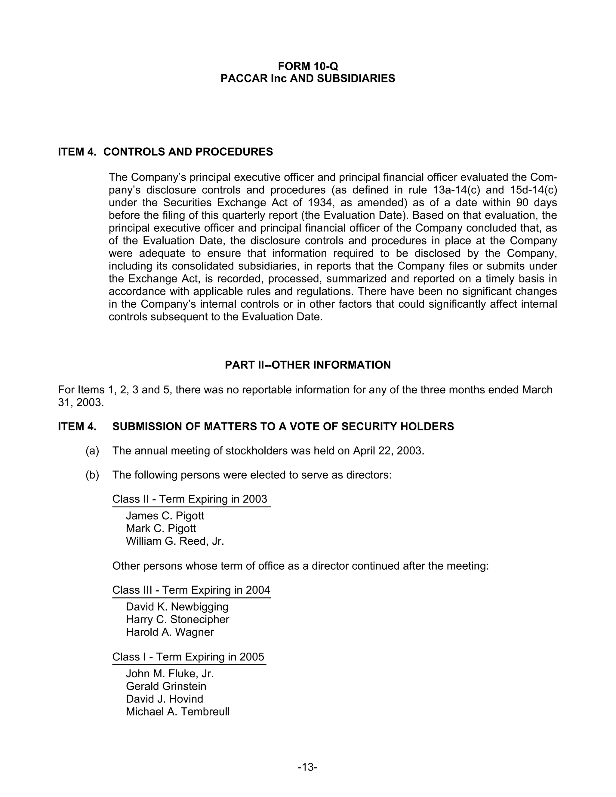 PCARMar2003_10-Q