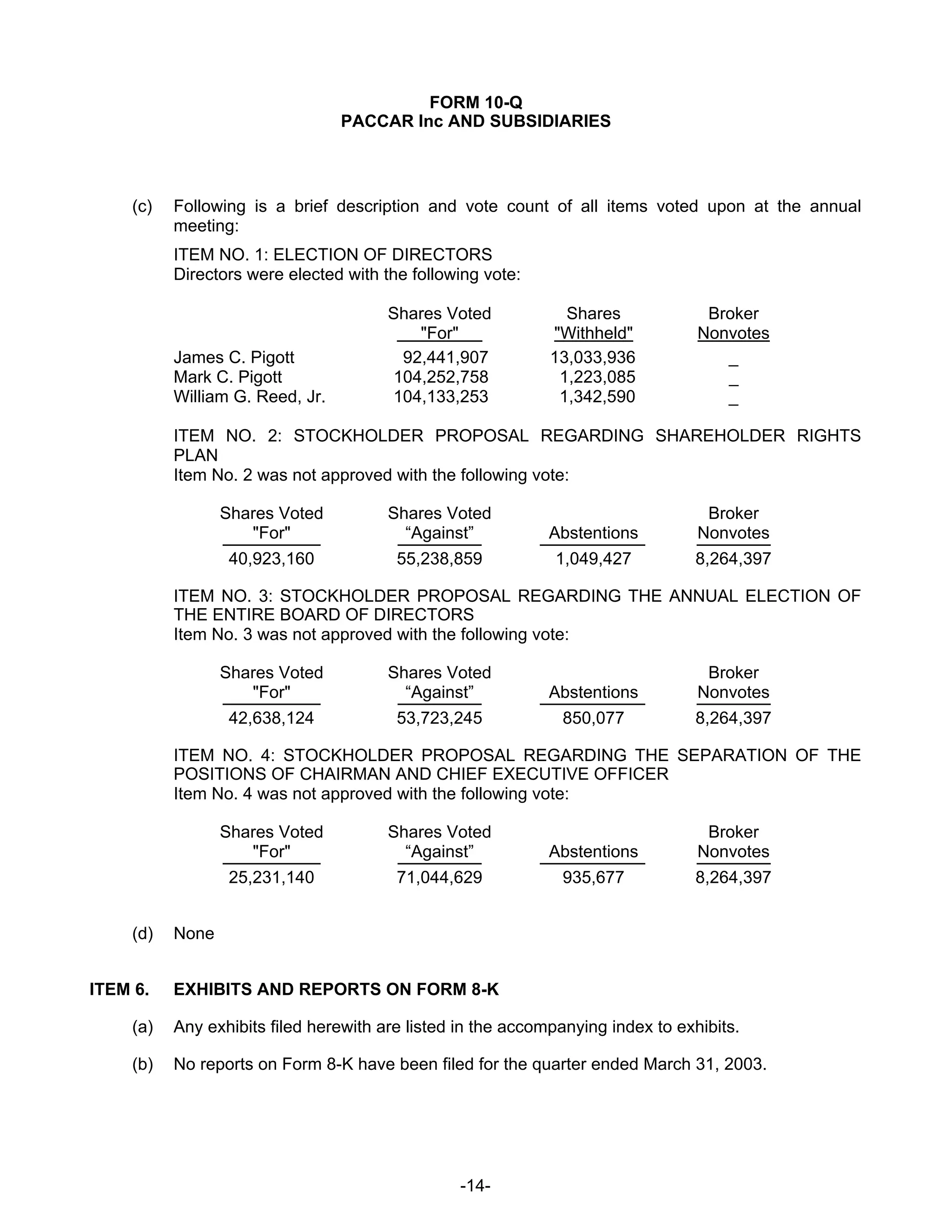 PCARMar2003_10-Q