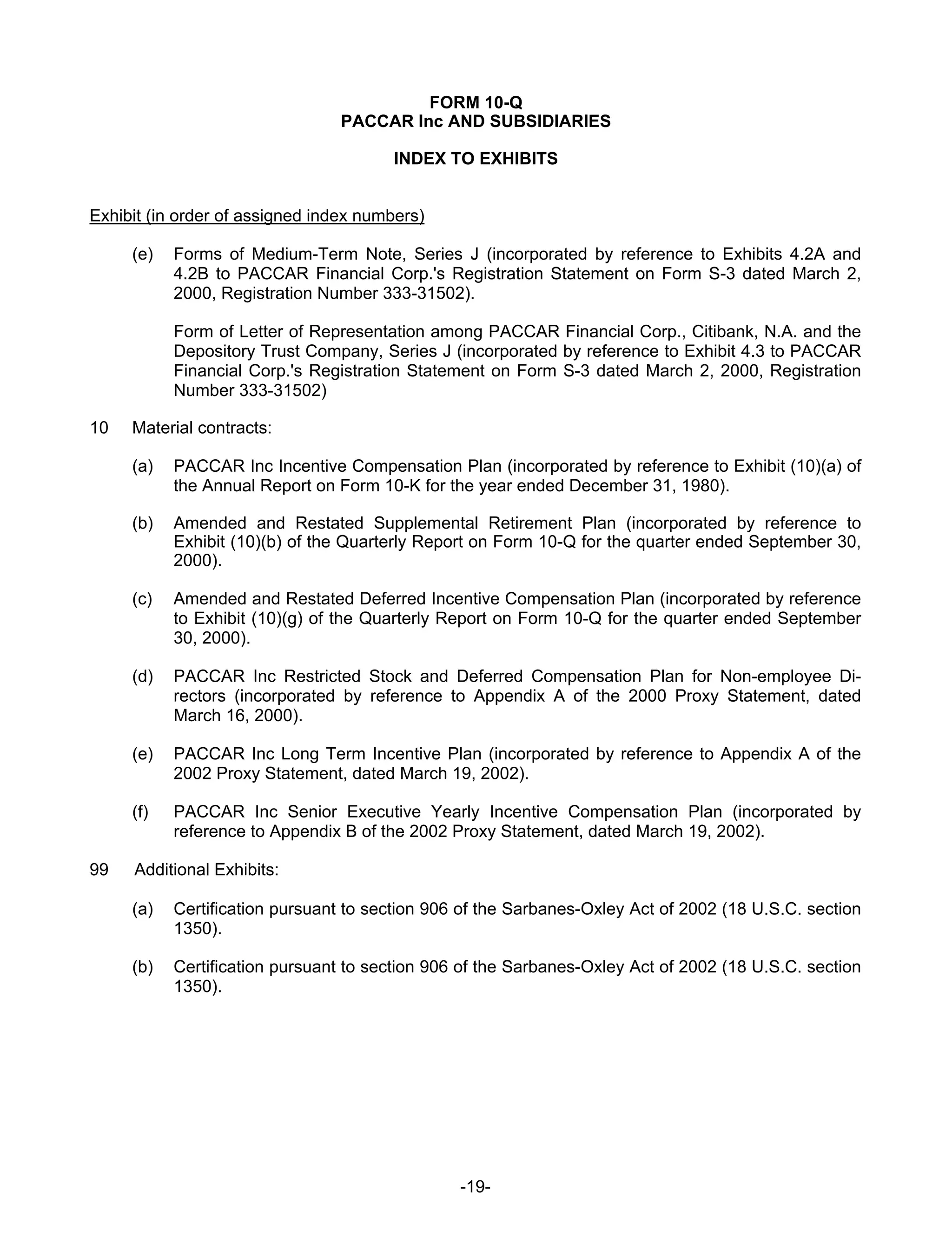 PCARMar2003_10-Q