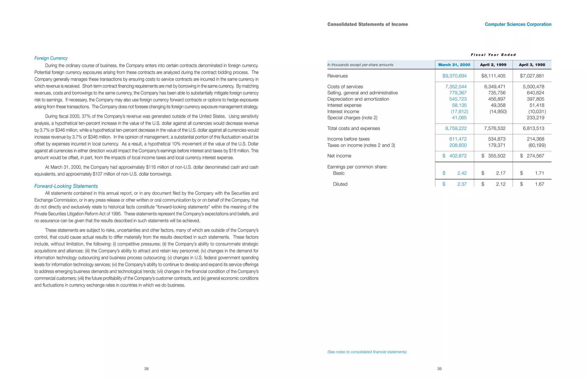 computer sciences an 2000