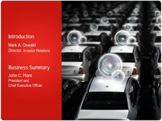 2008 Q3 TRW Auto Earnings Presentation 