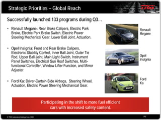2008 Q3 TRW Auto Earnings Presentation 
