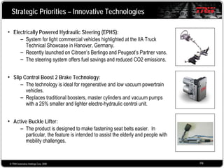 2008 Q3 TRW Auto Earnings Presentation 