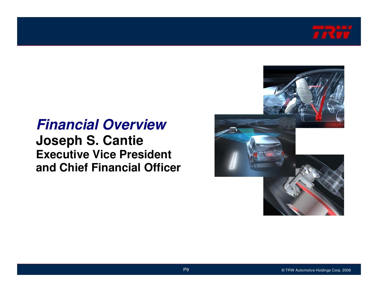 2006 Q2 TRW Auto Earnings Presentation