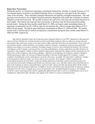 Progressive-1Q 06 QSR