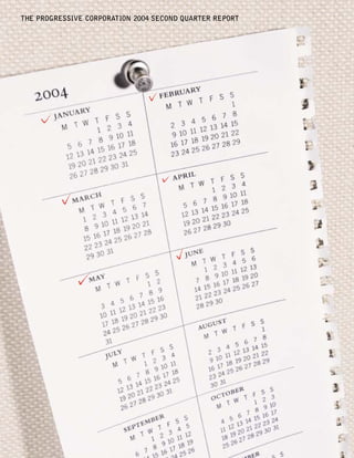 Progressive 2Q04 QSR