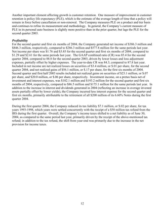 Progressive 2Q04 QSR