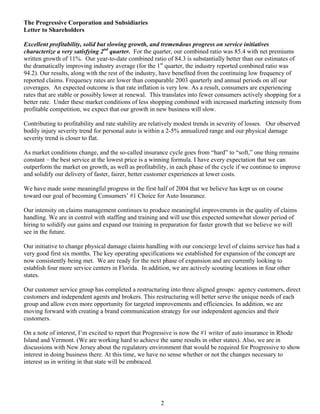 Progressive 2Q04 QSR