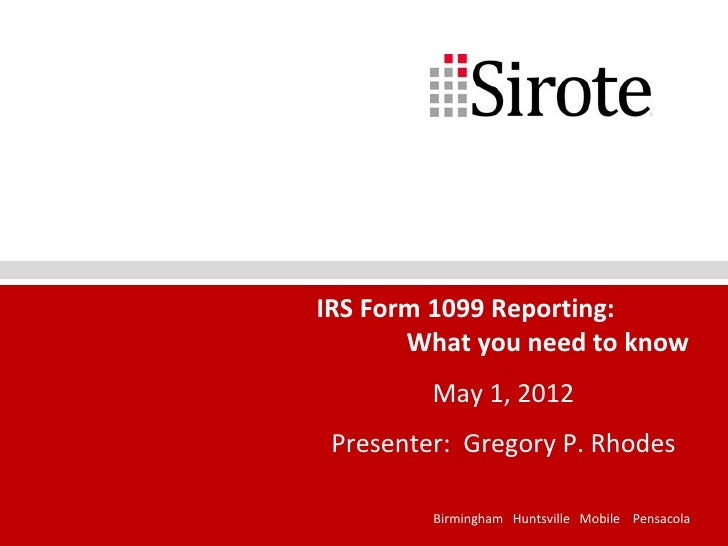 1099 Presentation
