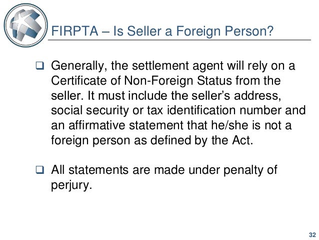 Firpta 1099 S Cash 1099 Reporting Agent Plus Realty