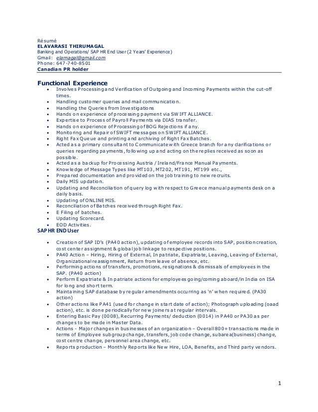 ela resume