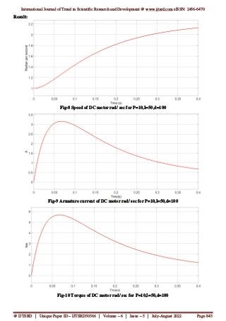 DC Motor Speed Control using PID Controller | PDF