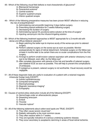 109 Multiple Choice Questions (MCQS) - Residency Entrance exam.doc