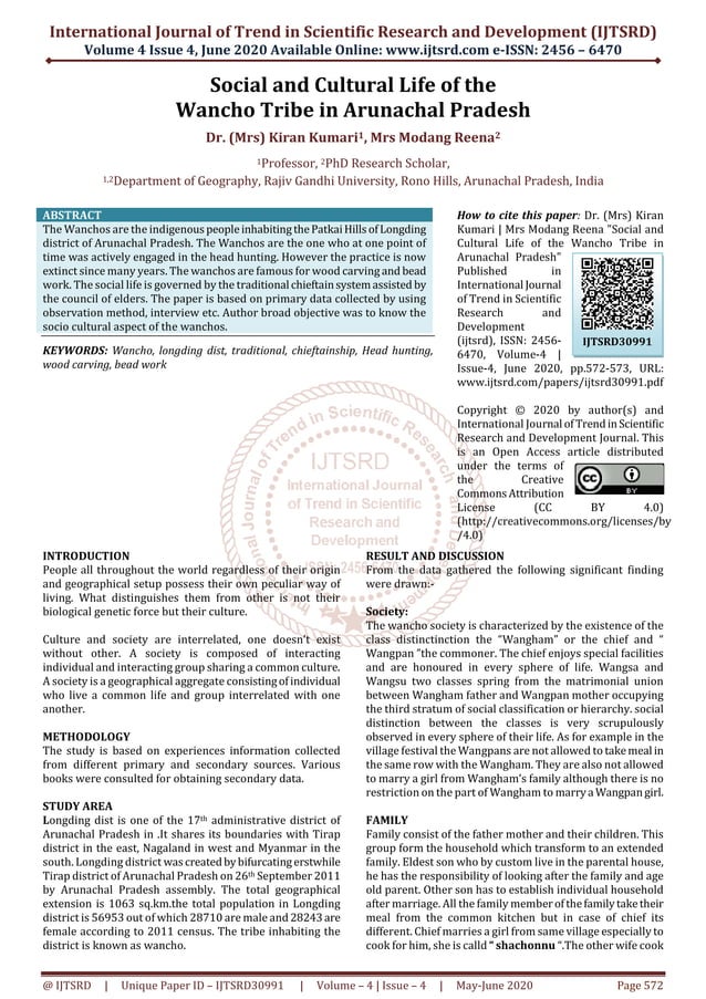 Wancho Script Social and Cultural Life of the Wancho Tribe in Arunachal Pradesh | PDF ...