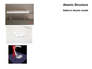 Atomic Structure Dalton’s Atomic model 