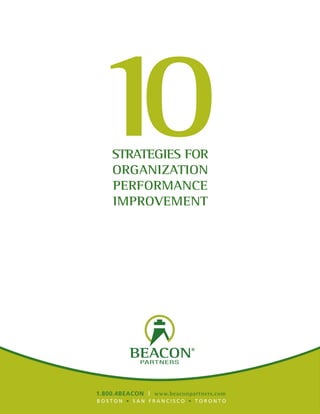 10 Strategies For Operational Performance Improvement