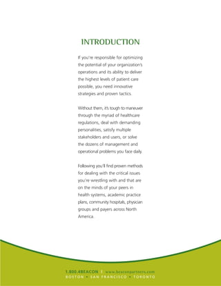 10 Strategies For Operational Performance Improvement