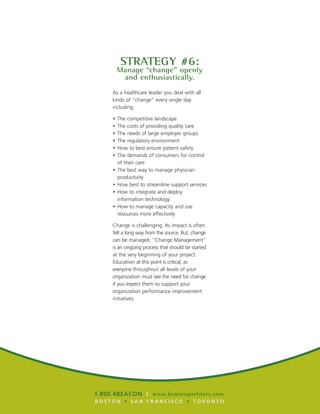 10 Strategies For Operational Performance Improvement