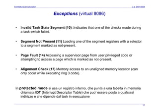 Architettura dei Calcolatori 10 Input Ouput