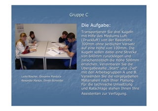 Projekt - Von Luft bewegt