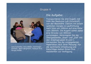 Projekt - Von Luft bewegt